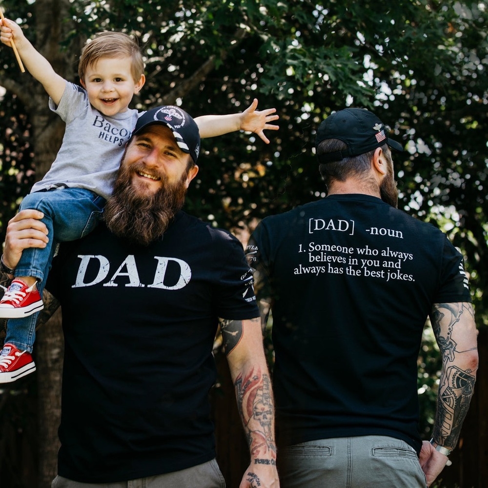 🇺🇸 👕 Grunt Style “DAD definition” black M T-shirt 🇺🇸 - Picture 2 of 6